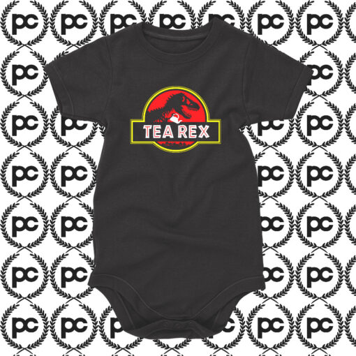 Tea Rex Jurassic Park Parody Baby Onesie