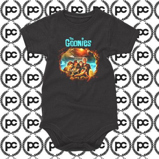 The Goonies Pirate Ship Cave Baby Onesie