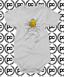 Toast Cinnamon Bun of Homer Simpsons Baby Onesie