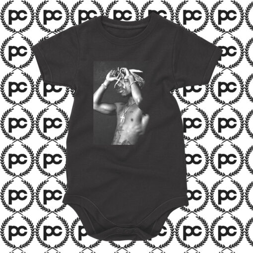 Tupac Shakur West Coast California Baby Onesie