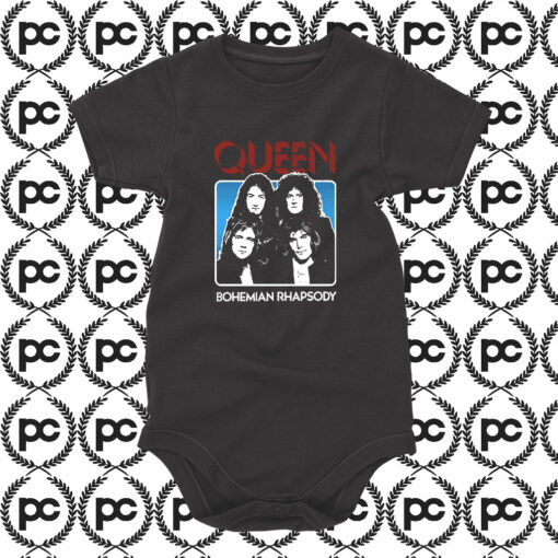 Vintage Bohemian Rhapsody Queen Band Baby Onesie