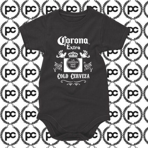 Vintage Corona Extra Cold Cerveza Baby Onesie