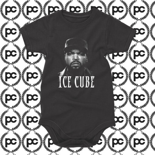 Vintage Ice Cube Big Face Baby Onesie