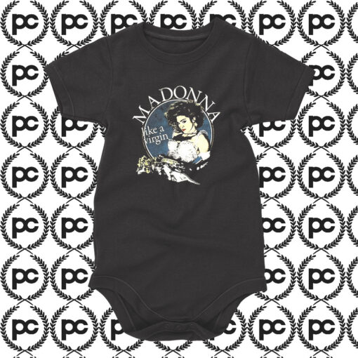 Vintage Madonna Like A Virgin Baby Onesie