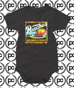 Vintage Peaches Records Baby Onesie