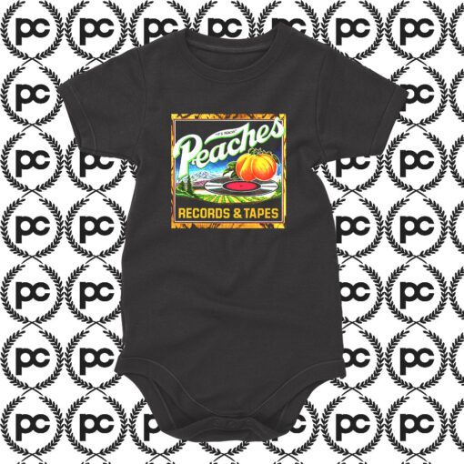 Vintage Peaches Records Baby Onesie