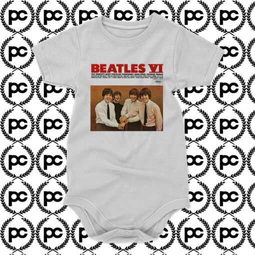 Vintage The Beatles VI Album Baby Onesie