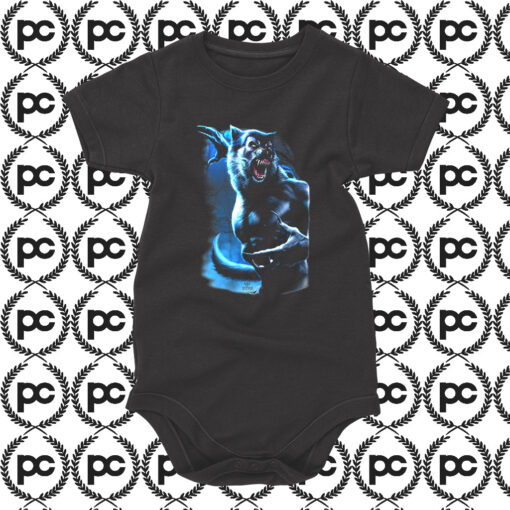 Werewolf Woods in the Night Baby Onesie