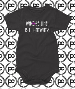 Whos Line Is It Anyways Retro Tv Show Baby Onesie