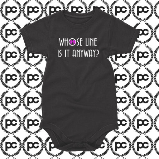 Whos Line Is It Anyways Retro Tv Show Baby Onesie