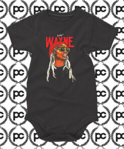 lil Wayne Painting Rapper Baby Onesie