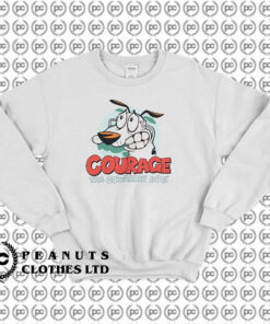 Courage The Cowardly Dog Courage Juniors Sweatshirt