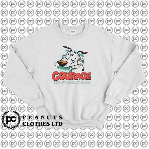 Courage The Cowardly Dog Courage Juniors Sweatshirt