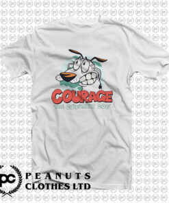 Courage The Cowardly Dog Courage Juniors T Shirt