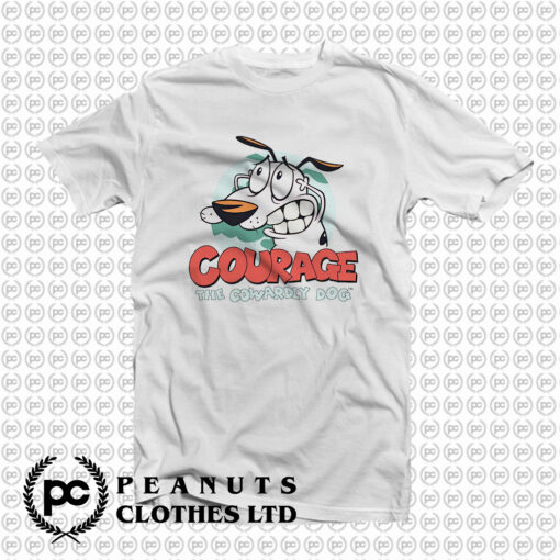 Courage The Cowardly Dog Courage Juniors T Shirt