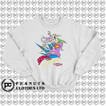 Cow and Chicken Super Cow Sweatshirt