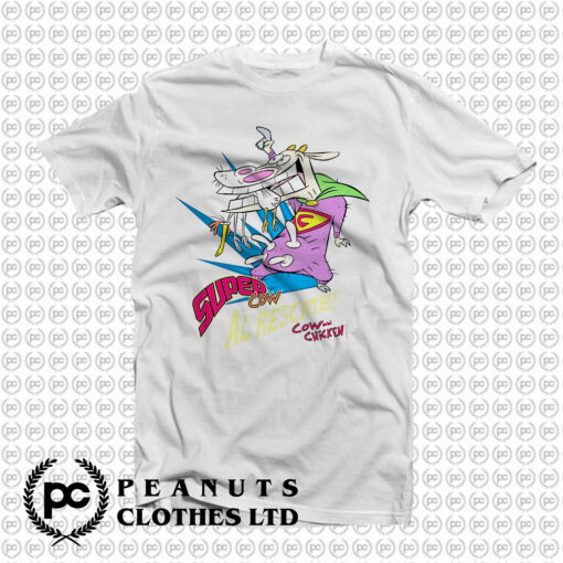 Cow and Chicken Super Cow T Shirt