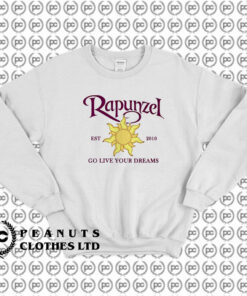 Disney Tangled Rapunzel Go Live Your Dream Sweatshirt