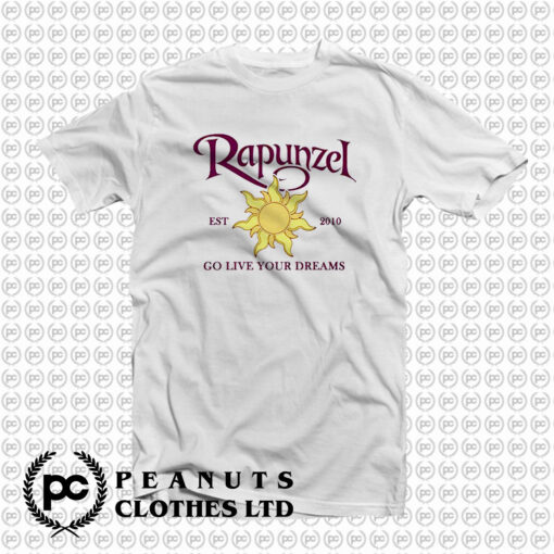 Disney Tangled Rapunzel Go Live Your Dream T Shirt