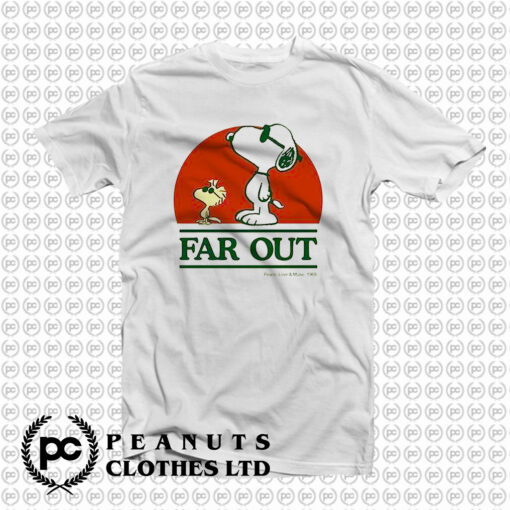 Far Out Snoopy T Shirt