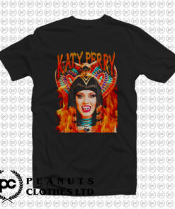 Katy Perry Flame Vintage Bootleg T Shirt