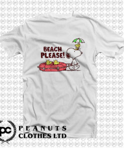 Lets Go To The Beach Snoopy T Shirt