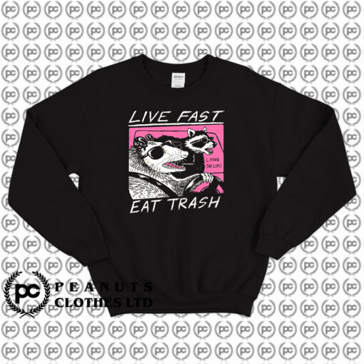 Live Fast Eat Trash Sweatshirt