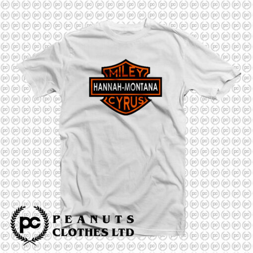 Miley Hannah Harley Logo T Shirt