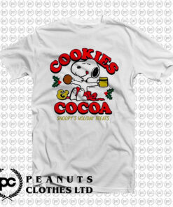 Peanuts Snoopy Cookies And Cocoa T Shirt