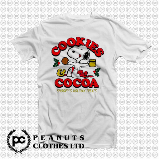 Peanuts Snoopy Cookies And Cocoa T Shirt