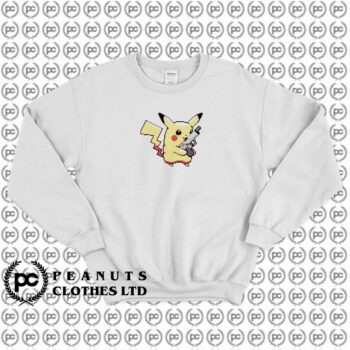 Pikachu With Gun Sweatshirt