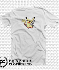 Pikachu With Gun T Shirt