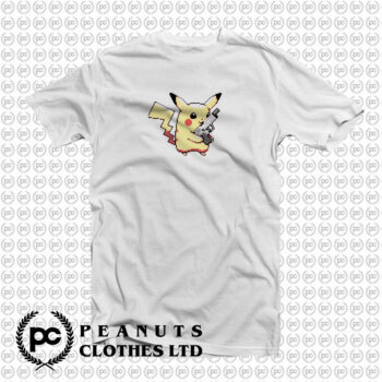 Pikachu With Gun T Shirt