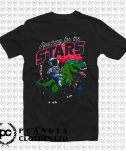 Reaching for the Stars Dinosaur Astronaut T Shirt