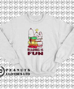 Reading Is Fun With Snoopy Sweatshirt