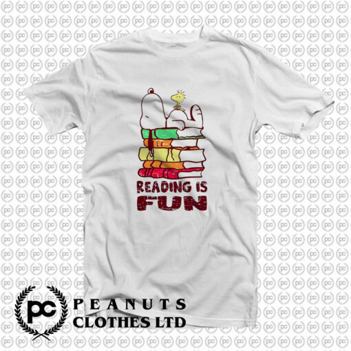 Reading Is Fun With Snoopy T Shirt