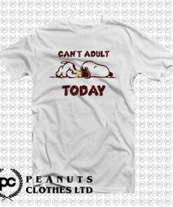 Snoopy Cant Adult T Shirt