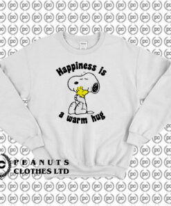 Snoopy and Woodstock Happiness is a Warm Hug Sweatshirt