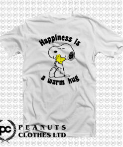 Snoopy and Woodstock Happiness is a Warm Hug T Shirt