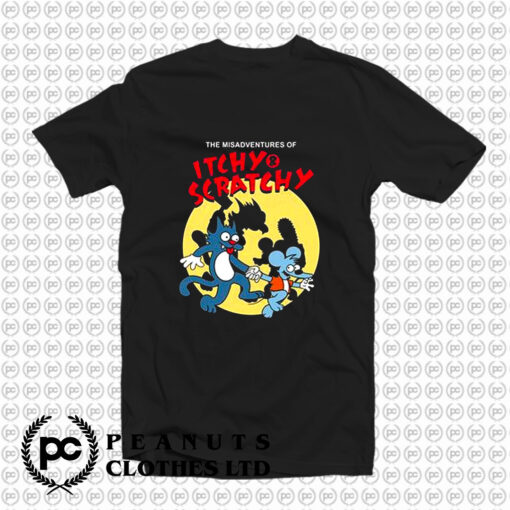 The Misadventures Itchy Scratchy T Shirt