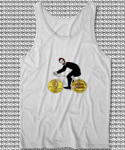 Abraham Lincoln Riding Bike Tank Top