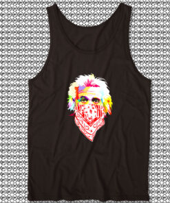 Albert Einstein Bandana 80s Tank Top