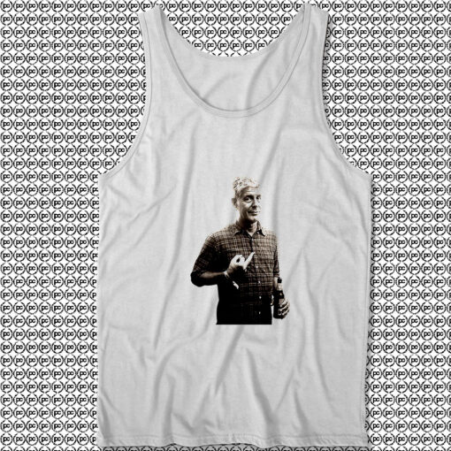 Anthony Bourdain Middle Finger Tank Top