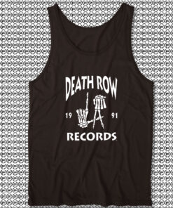 Death Row Records LA Skeleton Hand Tank Top