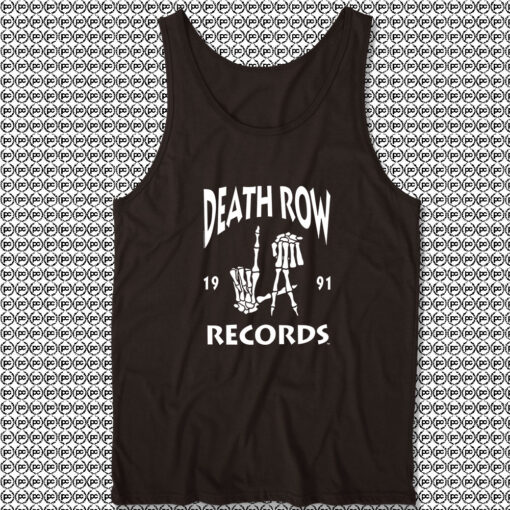 Death Row Records LA Skeleton Hand Tank Top