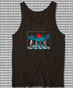 Demon Slayer Abbey Road Tanjiro Tank Top