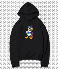 Disney Donald Daisy Duck Couple Cartoon Hoodie