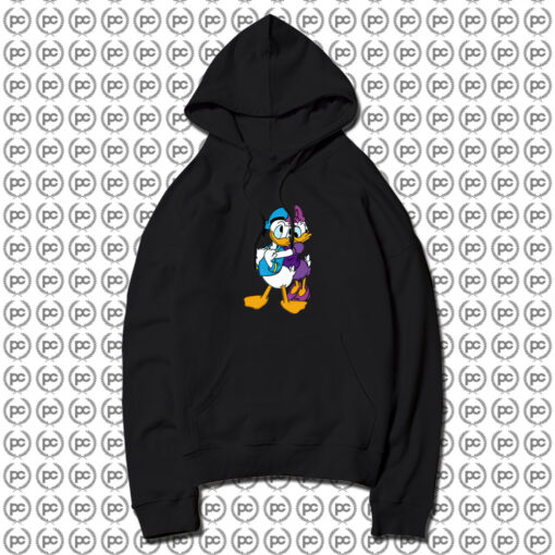 Disney Donald Daisy Duck Couple Cartoon Hoodie