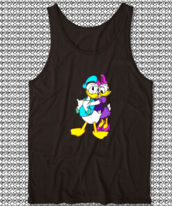 Disney Donald Daisy Duck Couple Cartoon Tank Top