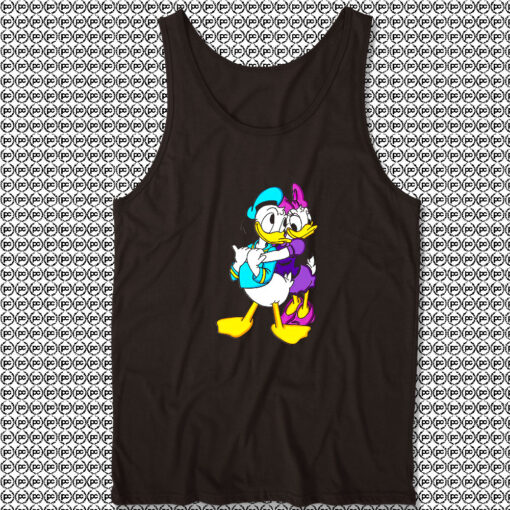 Disney Donald Daisy Duck Couple Cartoon Tank Top